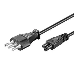 GENERICO - Cable Poder Tipo Trebol Notebook 18m