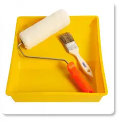 GENERICO - Kit para pintura bandeja + rodillo+ brocha Lizcal Mimbral