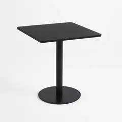 KLIK - Mesa restaurant 70x70 Tubo Metal cubierta MDF