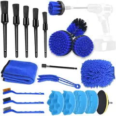 FRANAFOR - Kit Limpieza Detallado Auto Moto Interior Exterior Llantas