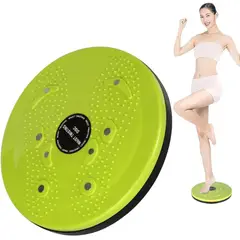 PAGANOOM - Disco Giratorio para Ejercicio de Cintura - Verde