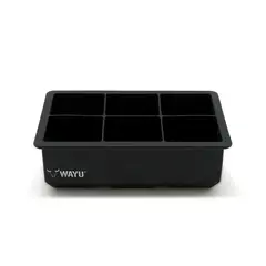 WAYU - Cubeta De Hielo Molde Silicona Grande Para 6 Cubos