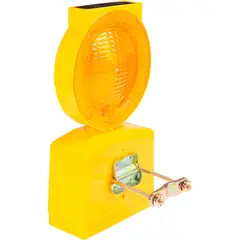 GENERICO - LÁMPARA VIAL DESTELLANTE SOLAR CON ANCLAJE METÁLICO