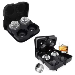 CASATUA - Cubetas Hielo Cubetera Molde Silicona - Rosas y Diamantes X2