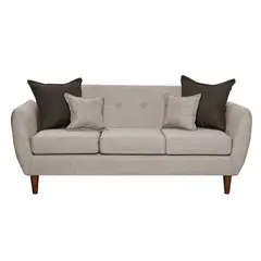 GENERICO - Sofa 3 Cuerpos Huevito Beige