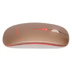 TECMASTER - Mouse Slim Dual Inalámbrico Recargable Rosa