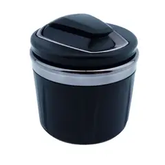 OEM - CENICERO PARA AUTO PORTATIL CON LUZ LED PORTA MONEDA