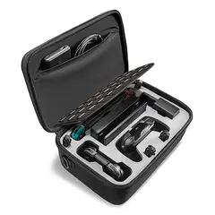 TOMTOC - Estuche de Almacenamiento FancyCase-G06 Nintendo Switch - Negro