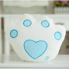 GENERICO - Cojin forma de huella Luminoso color Blanco