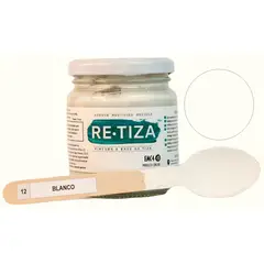 RETIZA - PINTURA TIZADA/VINTAGE BLANCO INVIERNO 250 GRS. base agua mate