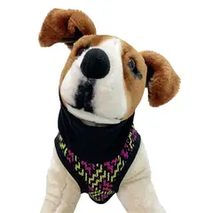 KIMBAPETS - CHALECO PERRO - RAYO NEGRO NEÓN TALLA S