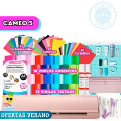 SILHOUETTE - Cameo 5 rosada FULL PAPELERIA K167