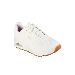 SKECHERS - Calzado Ocupacional Uno Blanco Mujer