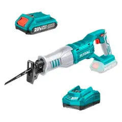 TOTAL TOOLS - Sierra Sable Inalambrica 20v Bateria Cargador