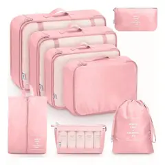 GENERICO - Bolsas De Viaje 8 En 1 Bolsas Organizadoras De Viaje Maleta