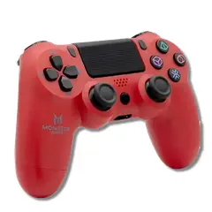 MONSTER GAMES - Gamepad Inalámbrico Monster Multiplataformas Rojo