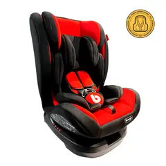 BEBEGLO - Silla Toda Etapa 360 Isofix Rojo