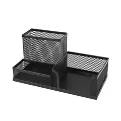 FOSKA - Organizador de Oficina de Malla Negra