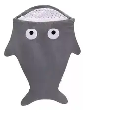 GENERICO - Saco De Dormir Para Bebes Forma De Tiburón Manta Grueso
