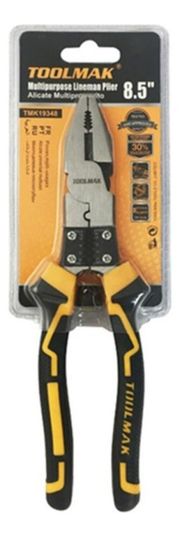 Alicate Universal Multiuso Pelacable 85 Pulgadas Toolmak