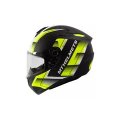 GENERICO - Casco De Moto Targo Ivy D3 Amarillo Fluor Mate