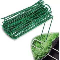 KUANGYE - Grapas X100 De Césped Pasto Artificial Estacas De Tierra