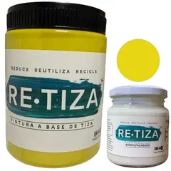RETIZA - KILO PINTURA AMARILLO SOL + ACABADO 240ML