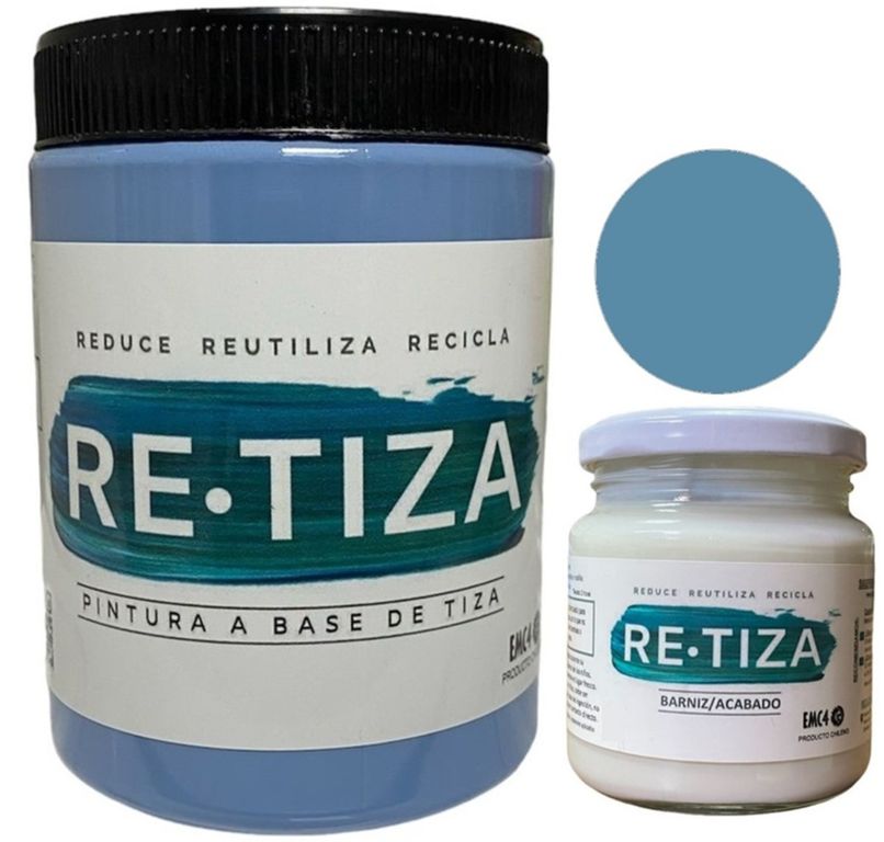AZUL PIEDRA 1 KILO + ACABADO 240ML
