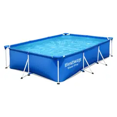 BESTWAY - Piscina Rectangular Estructural 3.00 m x 2.01 m x 66 cm - 2 Capas