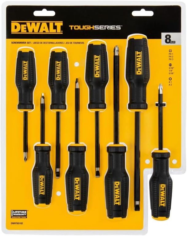 Set De Destornilladores Toughseries 8 Pc Dwht65102