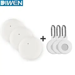 DIWEN - Dispositivo antipérdida para iPhone funda protectora Blanco 3 Pack