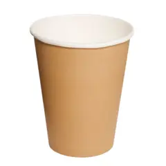 OMNIPACK - Vaso Polipapel Kraft Blanco de 12 oz (Caja 1000 Unidades)