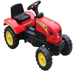 KIDSCOOL - Tractor A Pedales Rojo