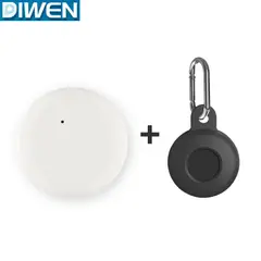 DIWEN - Dispositivo antipérdida para iPhone funda protectora Negro