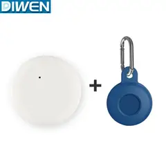 DIWEN - Dispositivo antipérdida para iPhone funda protectora Azul Oscuro
