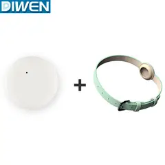 DIWEN - Dispositivo Antipérdida para iPhone Pet Collar Tamaño Grande Verde