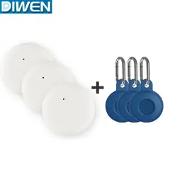 DIWEN - Dispositivo antipérdida para iPhone funda protectora Azul Oscuro 3Pack