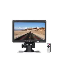GENERICO - Pantalla Monitor 7 Ajustable Lcd Cámara Retroceso Auto 12v