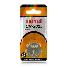 MAXELL - Pila CR2025 3v Tipo Botón Original