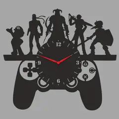 GENERICO - Reloj Artesanal Pared 31cm - Juegos