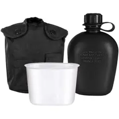 GENERICO - Botella Cantimplora de 1 Litro + Cantina Aluminio