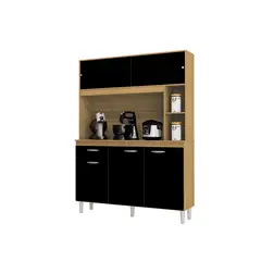 TAHUARI - Mueble de cocina Duna 120 Damasco/negro
