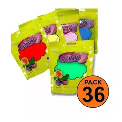 GENERICO - Pack 36 Masas Funny Gummy Goma Eva Flexible No Toxico