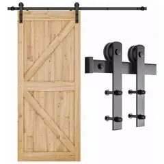 KUANGYE - Herraje Riel Para Puerta Corrediza Puerta De Granero 2m 66ft