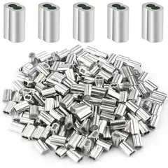 KUANGYE - Casquillo Para Piola O Cable De Acero 2mm O 1/12 200 Und