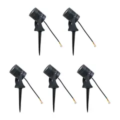 HB LEDS - Pack 5 Foco Estaca Deco Jardín 10w Luz Cálida