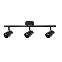 HB LEDS - Foco Spot Cielo o Muro Porta 3xGU-10 Round Negro Incluye Ampolleta