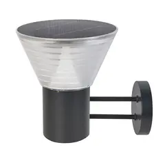 HB LEDS - Apliqué LED Carga Solar Diseño Cono 5W Control Remoto