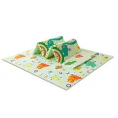 GENERICO - Alfombra Goma Eva Plegable Para Bebé / Con Bolso 120x180 Niña