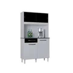 TAHUARI - Mueble de cocina Grazi 90 cm blanco/negro